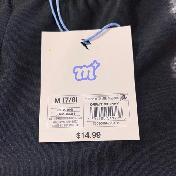 Kids More than Magic Black capri with white designs medium 7/8 - Picture 6 of 8